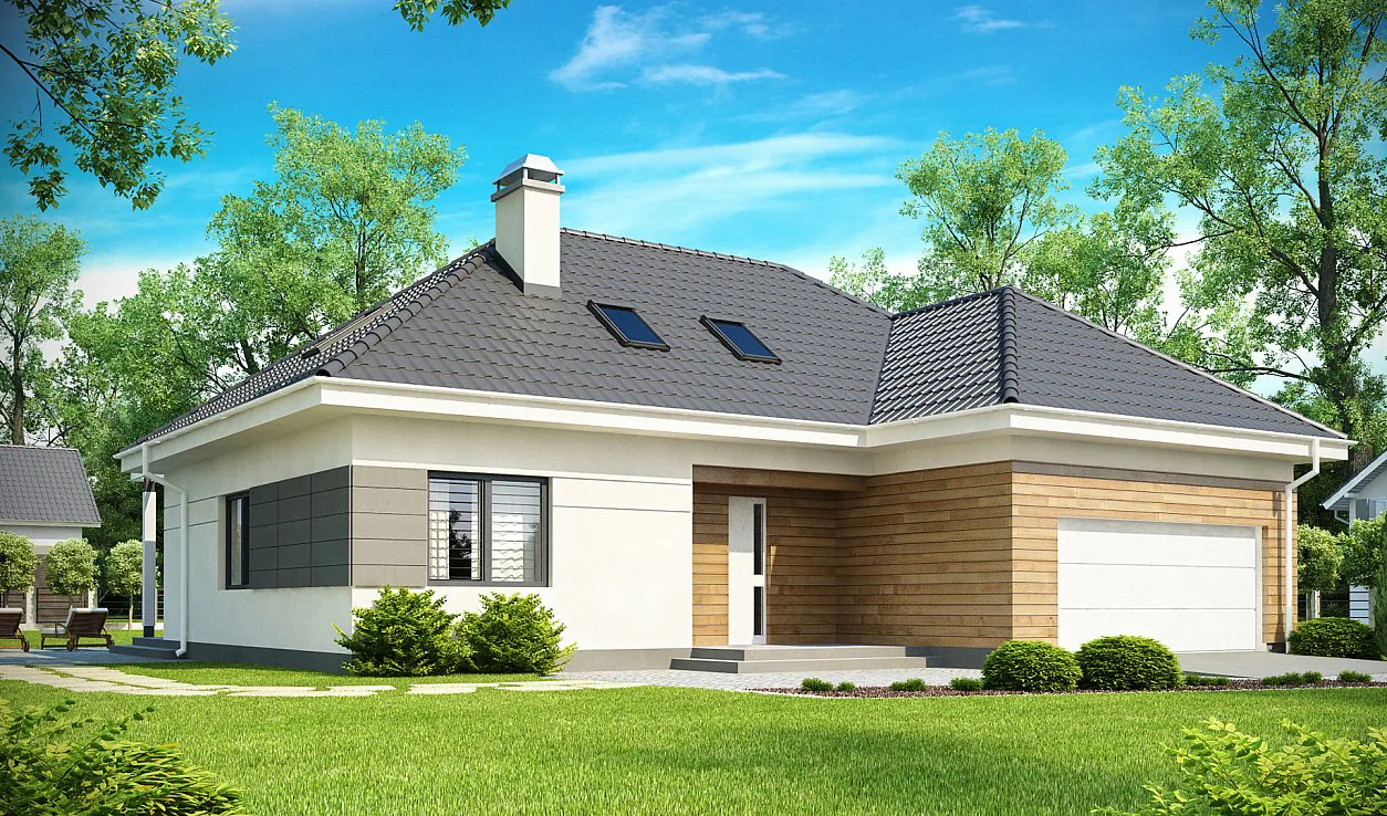 Modern çelik villa